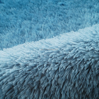 Tapis imprimé 3D à poils longs en fausse fourrure lavable, très vendu, pour la décoration de la maison