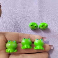 100 Piezas de Mini Figuras de Ranas Lindas, Modelo Animal, Musgo, Micropaisaje, Decoración del Hogar, Accesorios de Decoración para Jardín de Hadas en Miniatura