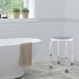 Chaise <span class=keywords><strong>de</strong></span> baignoire réglable, chaise <span class=keywords><strong>de</strong></span> <span class=keywords><strong>douche</strong></span>, assemblage sans outil, <span class=keywords><strong>tabouret</strong></span> <span class=keywords><strong>de</strong></span> <span class=keywords><strong>douche</strong></span> pivotant pour les personnes âgées - Product Image 6