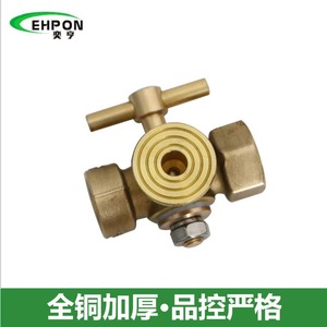 Válvula de tres vías de 1/2 pulgada para vapor, válvula de latón de alta temperatura para calderas y sistemas de presión - Product Image 4