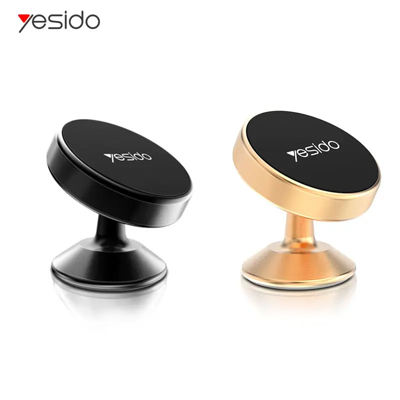 YESIDO C56 Mini Magnetic Magnet 360 Degree Dashboard Dash Cellphone Mobile Smart Cell Phone Mount Stand Bracket Holder For Car