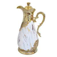 Carafe isotherme sous vide en verre avec coque en fer, 800 ml, style rétro, pour thé, eau chaude, café, maison, hôtel, bureau