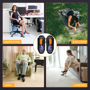 Tapis de massage électrique EMS portable et pliable pour les pieds, avec 10 modes et télécommande, pour le massage des jambes et des points d'acupuncture des méridiens - Product Image 3