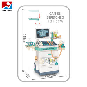 इलेक्ट्रिक मेडिकल ट्रॉली नाटक अस्पताल ईग उपचार तालिका खिलौना बच्चों डॉक्टर खेल - Product Image 4