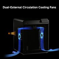 Imprimante 3D FDM grand format Anycubic Kobra S1 Max avec nivellement automatique et conception portable pour usage éducatif