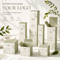 Boîtes d'emballage cosmétiques pliables en carton blanc, écologiques, de luxe, avec impression offset, taille personnalisée