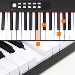 Piano Digital Profesional 88 Nada, Piano Elektronik dengan Keyboard Mini USB Instrumen