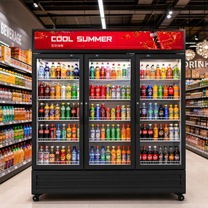 Refrigerador Comercial con Puerta de Vidrio Premium para Bebidas <span class=keywords><strong>Coca</strong></span> <span class=keywords><strong>Cola</strong></span>, de <span class=keywords><strong>2</strong></span>-8 grados centígrados ℃   Vitrina - Product Image 6