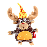 Vente en gros de jouets de luxe en cache-cache pour chiens ensemble de grincement peluche BB jouet pour chiens grinçant cadeau de Noël nouveau