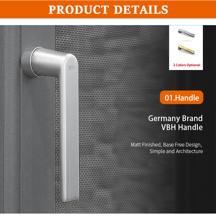 Casement Aluminium Tilt And Turn Windows Waterproof Double Glazed