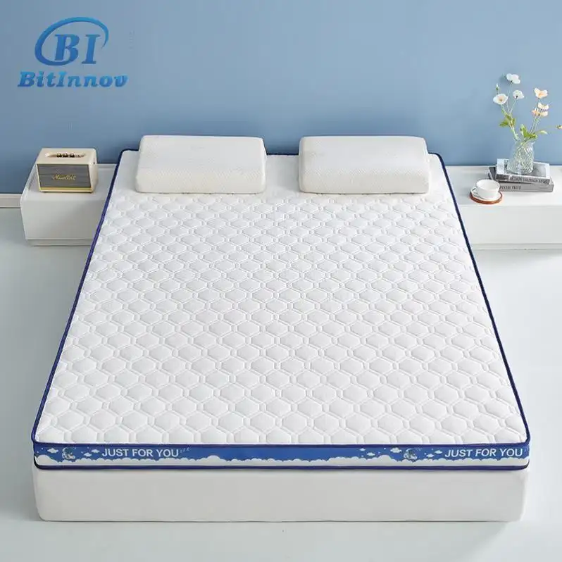 Bitintendo Luxury 2024 Nouveau Design Luxe Queen King Matelas Éponge En Latex Matelas Sans Ressort Et Pression