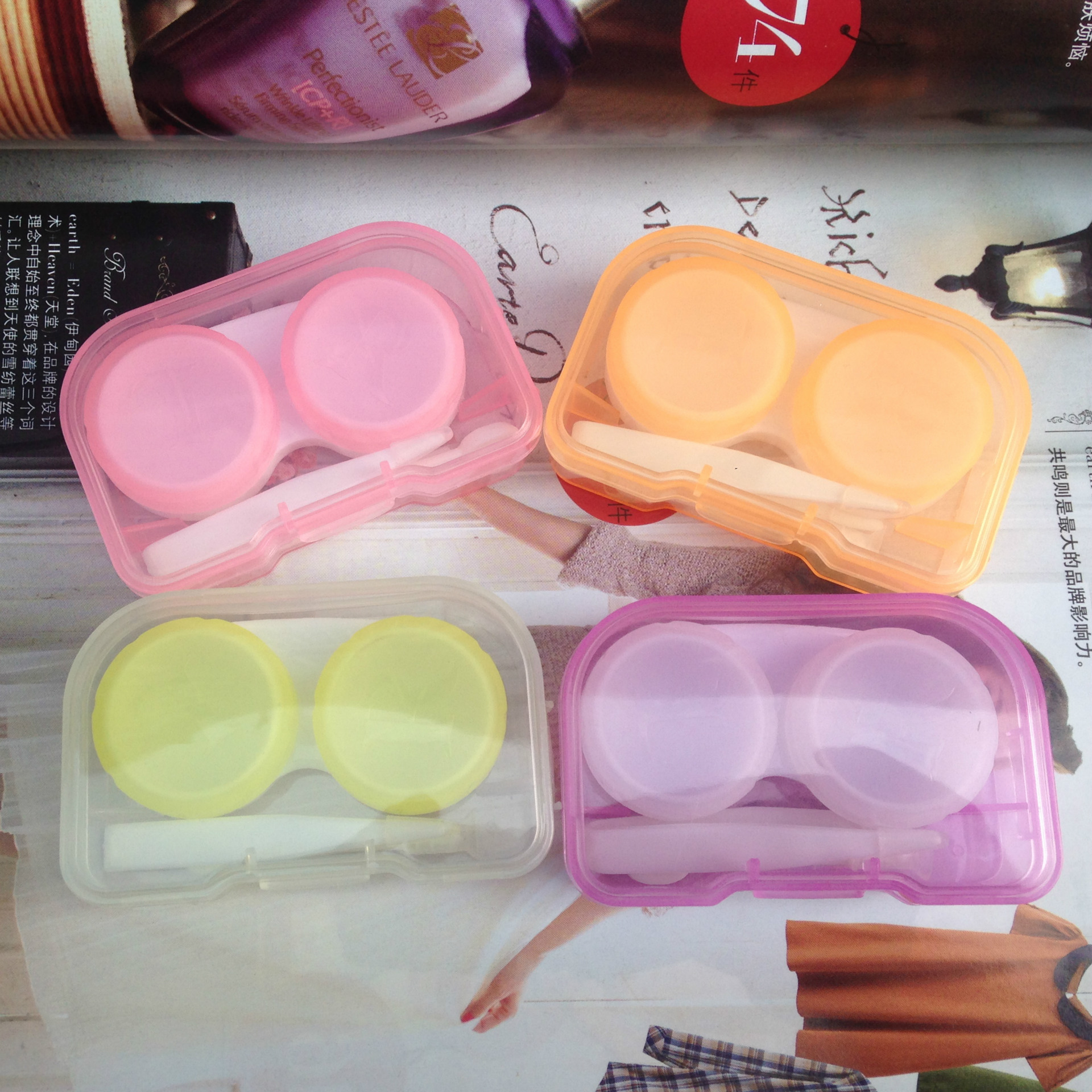 special offer contact lenses cases cute for transparent travel kit