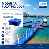 Pontons flottants gonflables GZZH, plateforme de ponton gonflable, quai de bateau gonflable, flotteurs de quai de bateau en vente, double cube, Guangdong