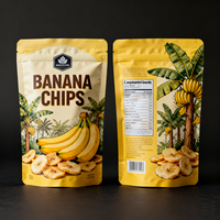 Sachets Doypack Personnalisés en Aluminium Alimentaire Imprimé pour Chips de Pommes de Terre, Bananes et Plantains, Emballage Plastique
