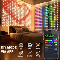Lumières de rideau intelligentes DIY USB 400 LED, lumières de fée de rideau avec application et télécommande, synchronisation musicale, programmable, lumière suspendue à la fenêtre, dynamique