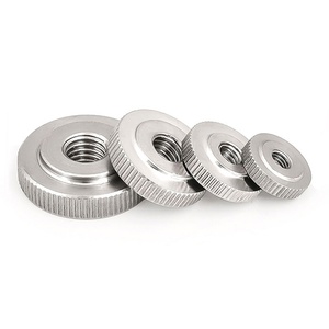 الفولاذ المقاوم للصدأ تدحرجت شقة الجوز رقيقة اليد الملتوية شقة رئيس الجوز مخرش الإبهام رقيقة متري الزنك مطلي النهاية - Product Image 3