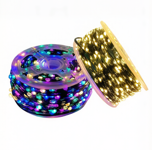 Guirnaldas de Luces LED de 10m 30m 50m 100m, Luces de Navidad Impermeables para Exteriores, Decoración para Calles, Bodas y Festivales - Product Image 1