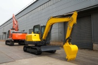 Mini-excavatrice Sunblaze avec chenilles en acier, 6,5 tonnes, excavatrices pas chères à vendre