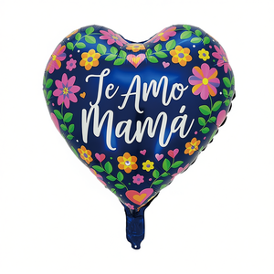 Globo Metálico en Forma de Corazón para el Día de la Madre, Te Amo Mamá, 45 cm, Decoraciones para Fiestas - Product Image 2