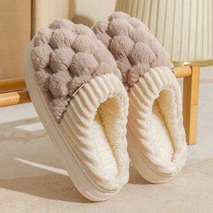 Women's Canvas Cotton Fluffy Cute Puppy-pattern Winter Spring Warm Eco-friendly Slip-resistant Anti-Odor <b>Cushioning</b> - Product Image 4