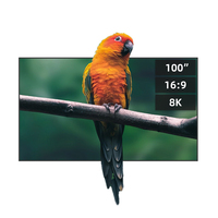Écran de projection pour cadre photo, courte focale, matériau Fresnel, haute définition, écran anti-lumière doux pour HDTV 4K