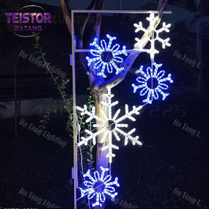 ไฟประดับเสาคริสต์มาส LED ประหยัดพลังงาน สำหรับติดตั้งซ้ำได้ตามถนนและทางเดินคนเดินเท้า - Product Image 6