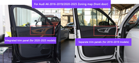 Kit d'éclairage d'ambiance dynamique pour l'intérieur de voiture ZX 64 couleurs, Audi Q7 2016-2021, 12V, commande par application, mise à niveau de la décoration