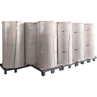 Papier thermique pour fax en rouleau jumbo, prix d'usine, 48 g/m², vente chaude, 100 % pâte de bois pure, machines de point de vente, largeur 400 mm, longueur 6000 mm, modèle 57 mm