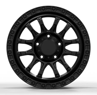 Jantes en alliage d'aluminium forgé Leyi Koala LY065, noires, concaves, 6061-T6, 17-21 pouces, 5x127, 6x139.7, compatibles avec Jeep Wrangler Y61 Y60