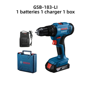 Taladro Percutor Inalámbrico BOSCH Professional GSB183-LI <span class=keywords><strong>de</strong></span> 18V con Motor sin Escobillas, Mandril Metálico <span class=keywords><strong>de</strong></span> 13mm para Perforaciones <span class=keywords><strong>de</strong></span> Alta Resistencia - Product Image 1
