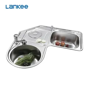 Items 996A stainless steel corner sink