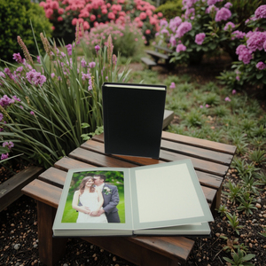 Album <span class=keywords><strong>photo</strong></span> de mariage élégant en papier Premium S&L MA006, style <span class=keywords><strong>romantique</strong></span> 'Love', motif personnalisé, tailles 4x6''-6x8'', <span class=keywords><strong>blanc</strong></span>/<span class=keywords><strong>noir</strong></span>/marron - Product Image 4