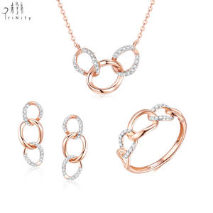 Quality certifications Daily Wearing Fine Jewelry 18K Solid <b>Rose</b> <b>Gold</b> <b>Pendant</b> Real Natural Diamond <b>Necklace</b> For Woman's Gift - Product Image 3