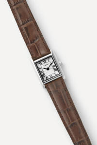 Reloj Clásico Cuadrado GBHW Dorado y Marrón, Reloj de Pulsera de Cuarzo con Caja de Acero Inoxidable y Correa de Cuero, Estilo Elegante - Product Image 3