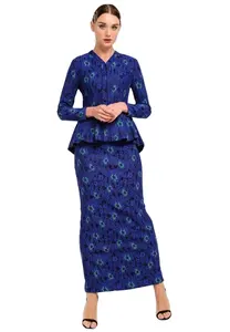 Hot Sale Newest Design Malaysia Style Baju Kurung Women Lace Kebaya