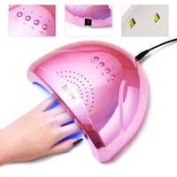 Lampe à ongles UV LED professionnelle 48W, séchage rapide, portable, haute puissance, rechargeable, pour la maison et le salon, lampe de durcissement pour le nail art