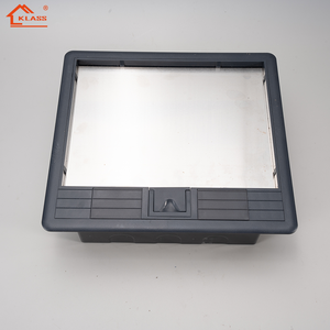 Nuovo Design Presa <span class=keywords><strong>a</strong></span> Pavimento Standard EU IP44 <span class=keywords><strong>a</strong></span> 2 Porte, Scatola con 6 Vie e 45 Funzioni, Materiale ABS, Presa Elettrica Sottopavimento per Hotel - Product Image 2