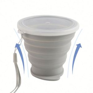 Ensemble de voyage pliable personnalisé avec logo, gobelet à café pliable en plastique réutilisable pour le camping - Product Image 2