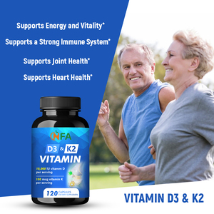 Cápsulas de Vitamina D3 y K2 Directas de Fábrica para Fortalecer Huesos y Dientes con Cápsulas de Vitaminas - Product Image 6
