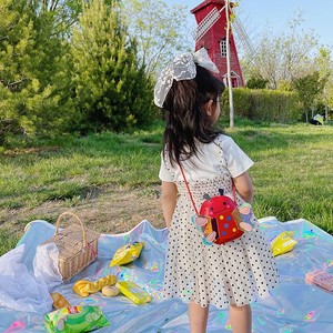 Cute <b>Bee</b> Mini Kids Messenger Shoulder Bag Pu Leather Eco-Friendly Durable Trendy Small Accessory Bags Handbag Purse - Product Image 4