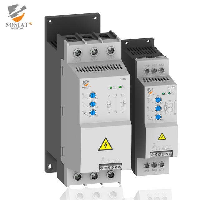 220-480V 11KW Three-Phase 15HP 37A Electric Soft Starter AC Motor Controller with Built-in Bypass and Solid-State Technology