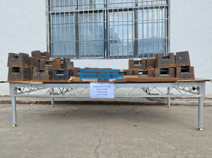 ESI Mega Plate-forme en aluminium robuste 2.4x1.2m Conception de verrouillage Transport facile pour les événements extérieurs et l'utilisation temporaire méga deck - Product Image 2