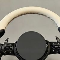 Volant de voiture en cuir pour BMW F10 F18 F01 F02 F48 F25 F26 F20 F16 F87 F80 F82 F83 F90 F11 F30 E70 E90 M3 M5 - Vente chaude