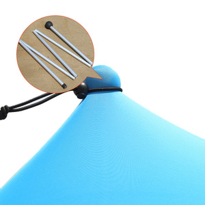 Cổ phiếu nhà máy UV50 + hai lớp <span class=keywords><strong>Lycra</strong></span> đàn hồi tán bãi biển không thấm nước Lều Pop cắm trại ngoài trời với dù để che nắng cho mùa hè - Product Image 1