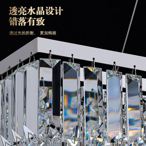 Modern Luxury Italian Bedroom <b>Lighting</b> Fixture K9 Crystal Chandelier for <b>Living</b> Room Hall Cross-Border Import From Zhongshan - Product Image 3