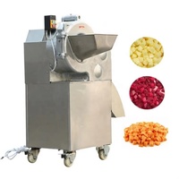 Commerciële Sanfu Hoge-Nauwkeurigheid Fruit- en Groente Snijmachine Aardappel Wortel Ui Kubus Snijder 220V/110V Motor Kerncomponent Te Koop