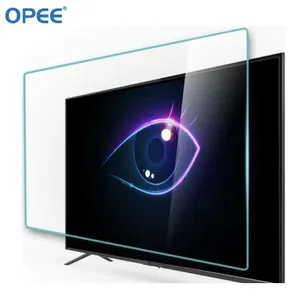 explosion proof LED TV Supplier of Mianhong 32 40 43 55 65 75 85 inch android television tempered double glass smart tv