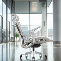 Chaise de bureau en maille de qualité supérieure avec roulettes, chaise de réunion d'équipe, chaise de conférence moderne, ergonomique, pivotante et réglable en aluminium