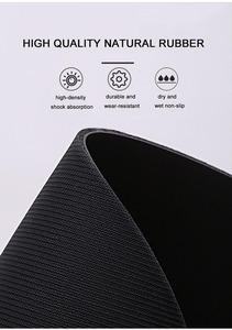 Miska LEECORK - Tapete de Yoga Ecológico de Caucho Natural de 5 mm, Antideslizante, para Ejercicios de Pilates, 183 cm, con Correa de Transporte - Product Image 4