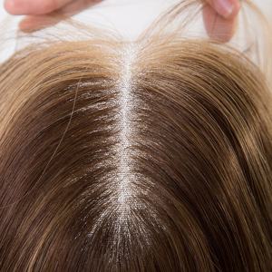 Perruques en dentelle HD <span class=keywords><strong>Lexa</strong></span> Brunette Balayage Cheveux vierges européens Remy Cheveux humains Nœuds simples Perruques en dentelle HD pour petite tête - Product Image 5